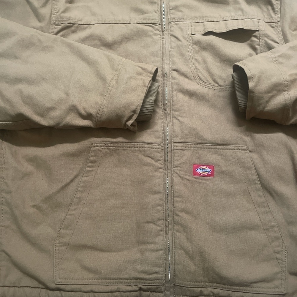 Dickies Duck High Pile Fleece Lined Hooded Jacket Size XL - Picture 4 of 9